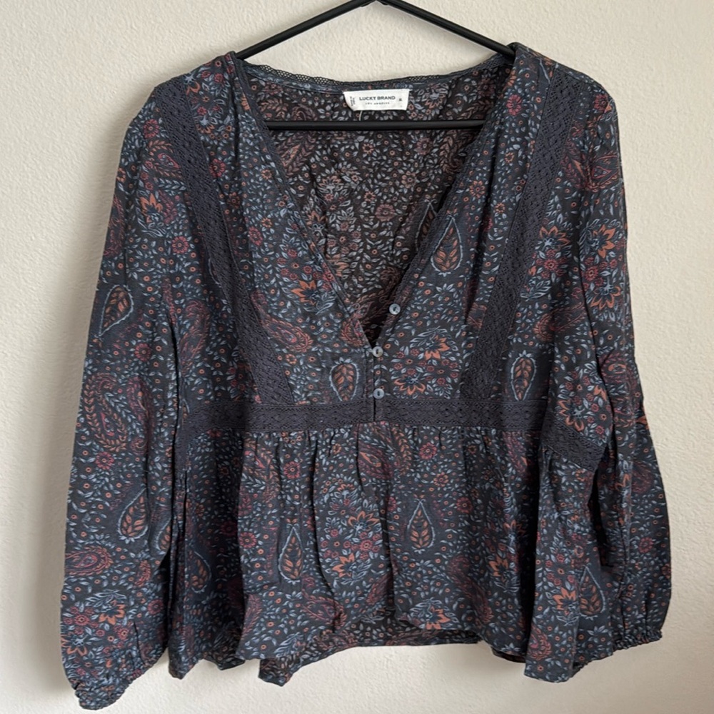 Lucky Brand Floral Top